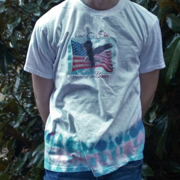 "Land of the Free, Home of the Brave" T-Shirt - Picture 1 of 3
